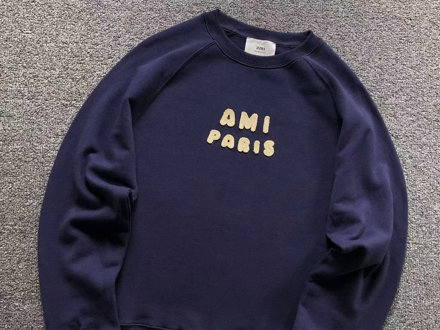 Moletom AMI Paris Bubble Logo Crewneck