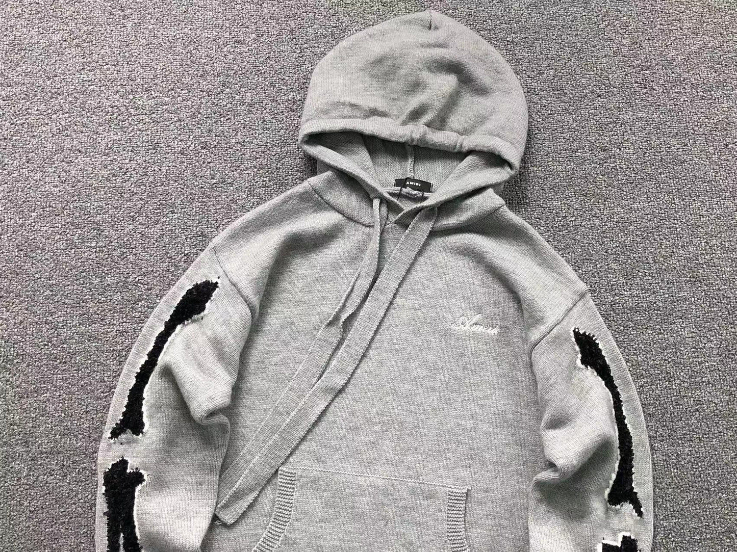 Suéter AMIRI Sleeve Flame Minimal Hoodie