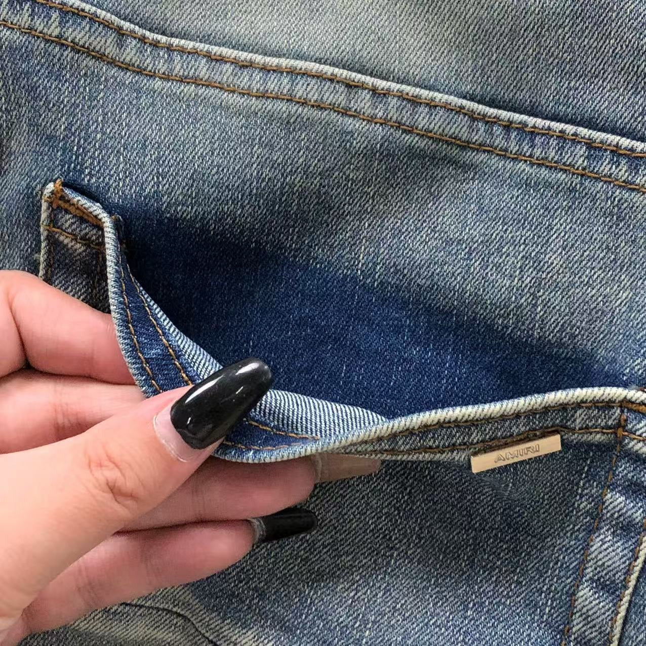 Bermuda Jeans AMIRI Vintage Bleach Distressed