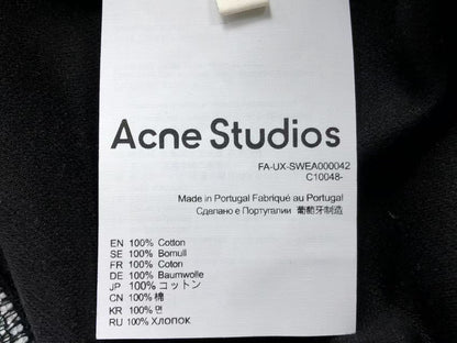 Camiseta manga longa Acne Studios Distressed Circle Logo