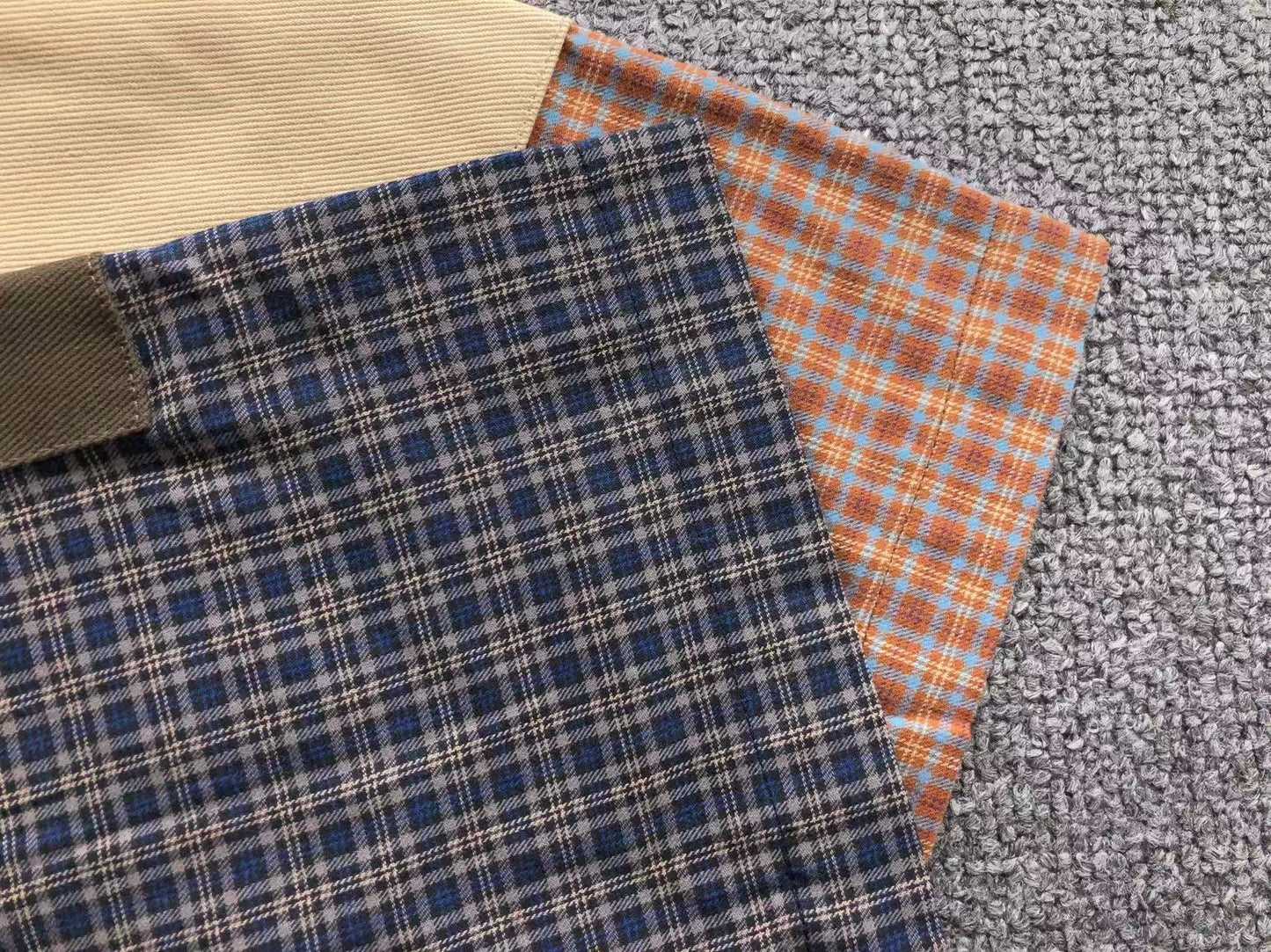 Camisa Acne Studios Plaid Panel Design