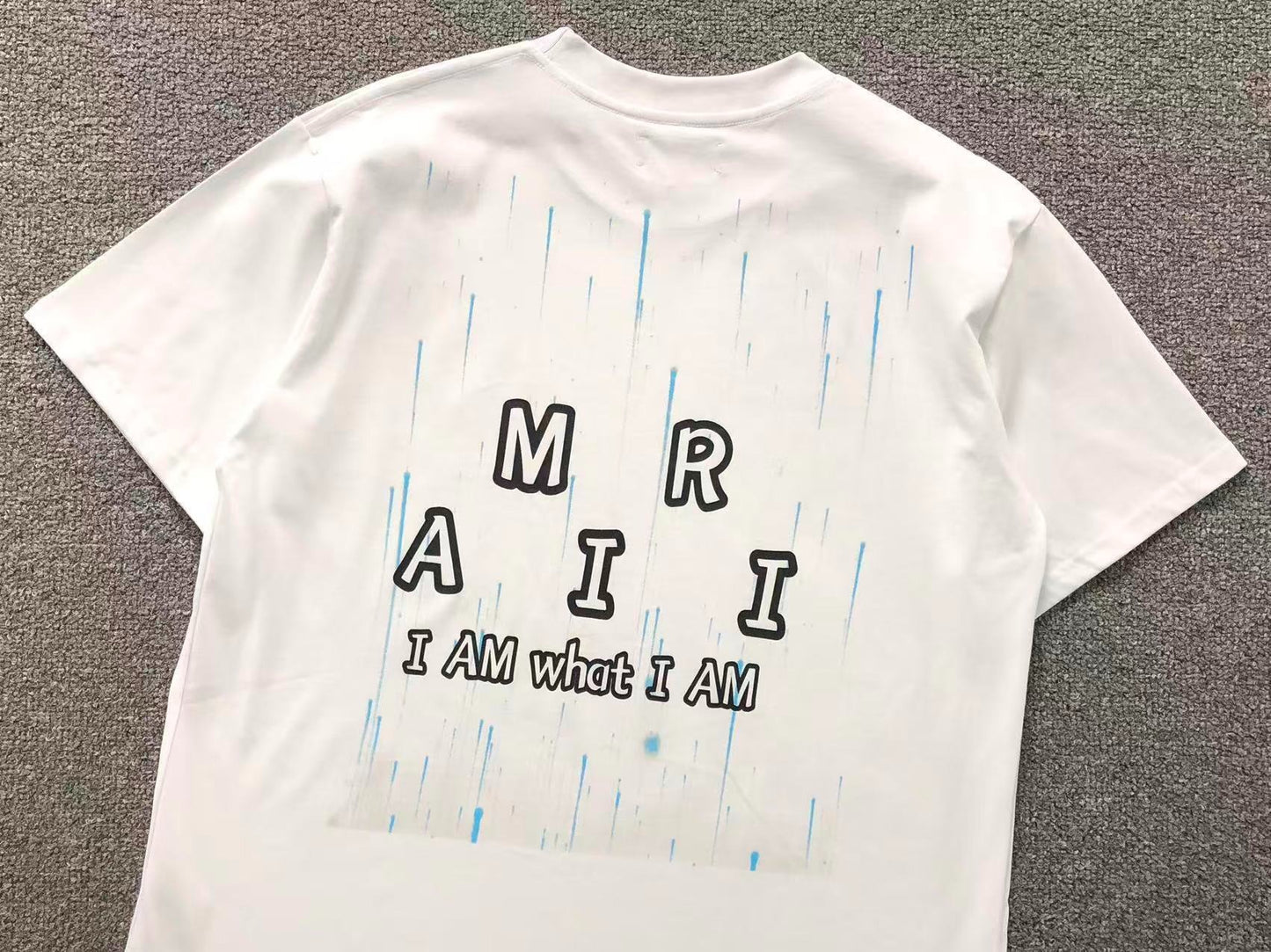Camiseta AMIRI I Am What I Am Rain