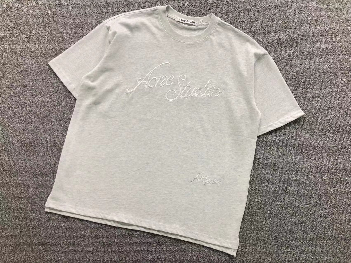 Camiseta Acne Studios Embroidered Script Logo