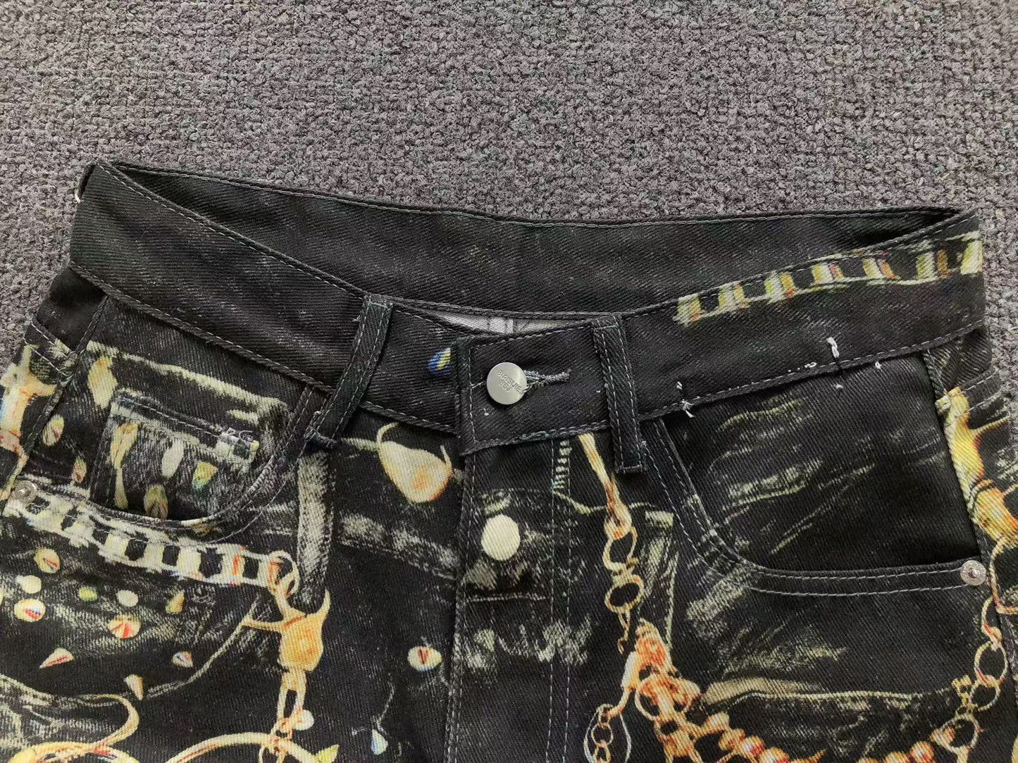 Calça Acne Studios Industrial Chain Jeans