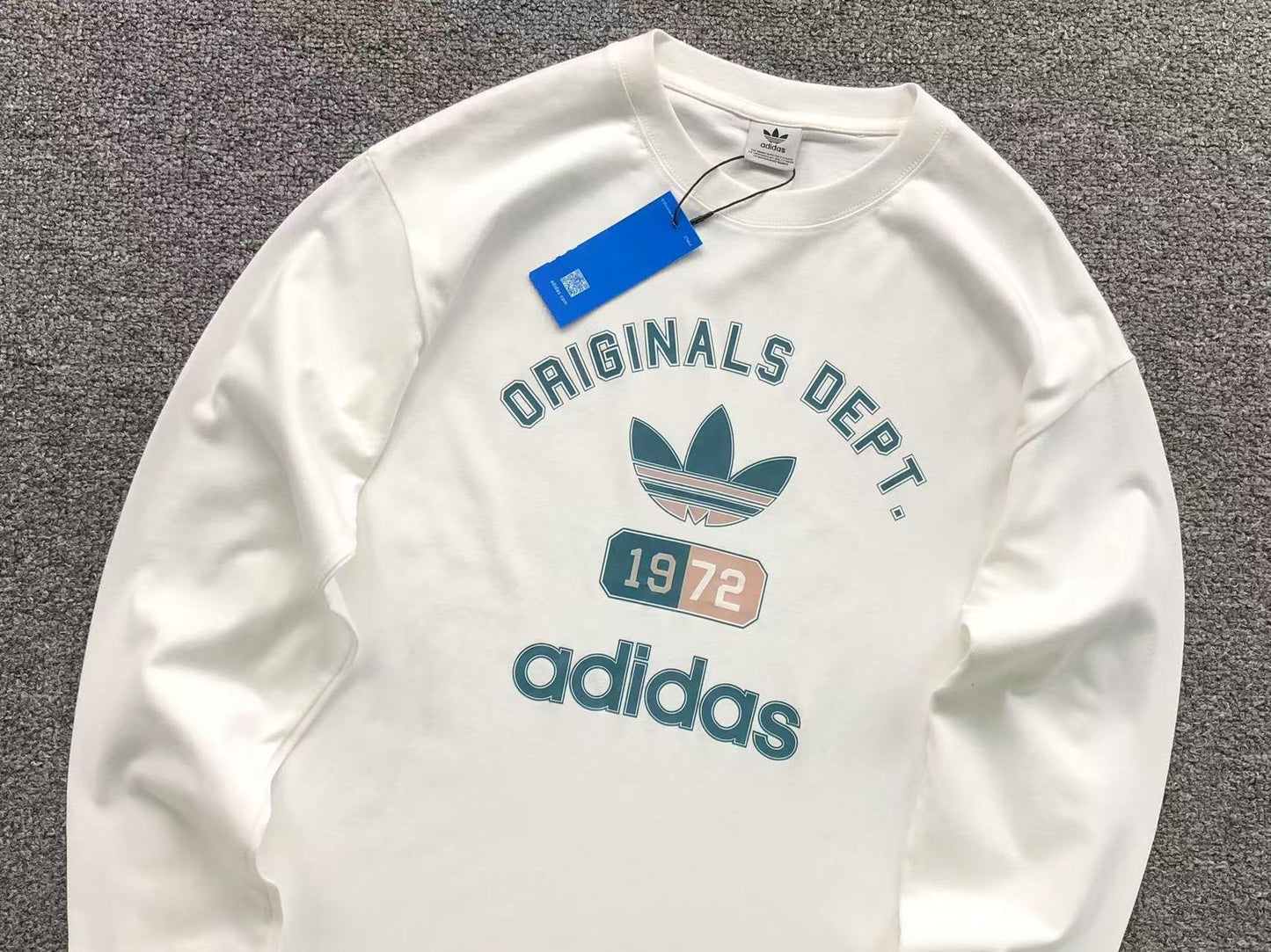 Camiseta Manga Longa Adidas Dept 1972 Vintage
