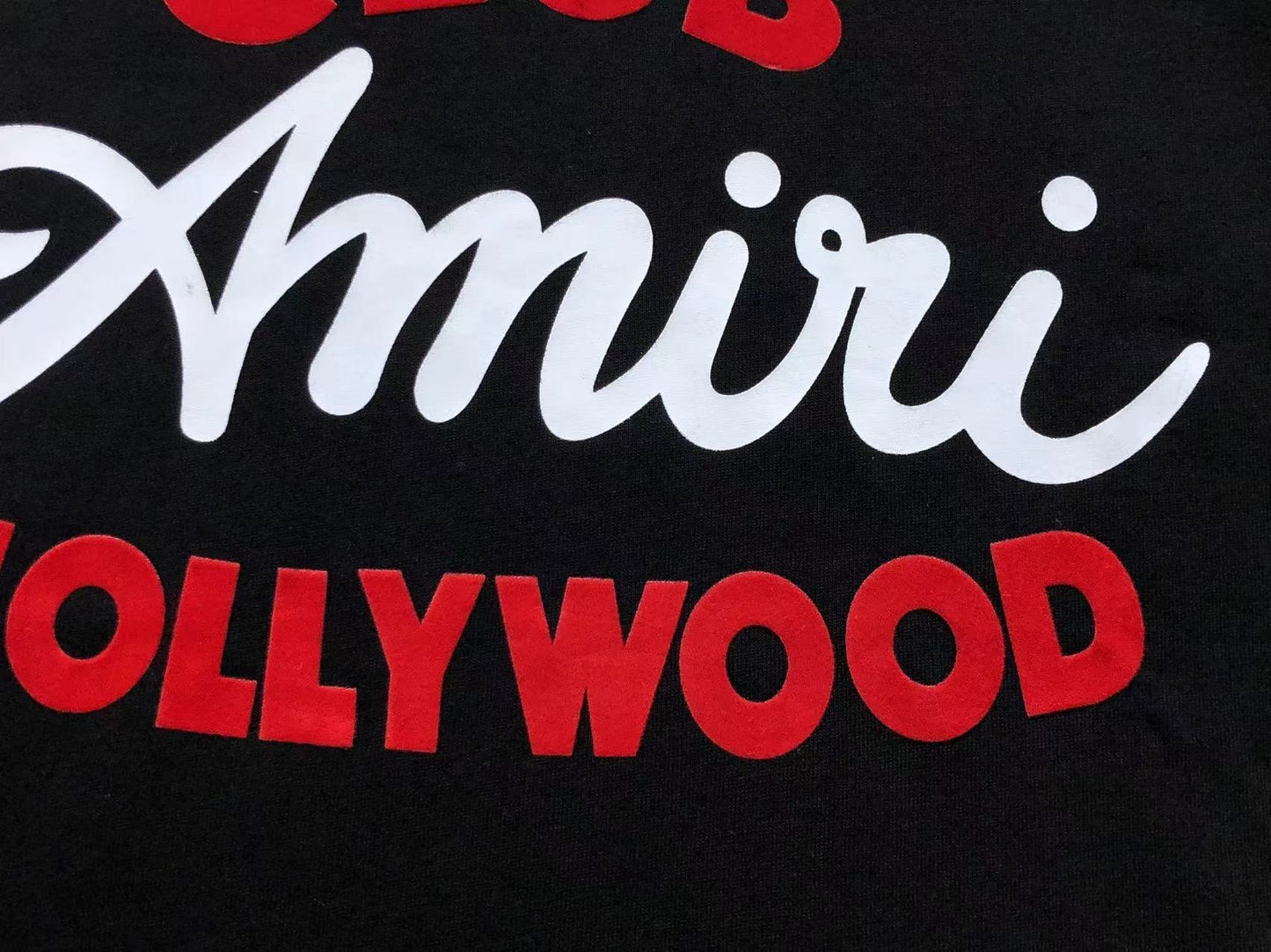 Camiseta AMIRI Club Hollywood Logo