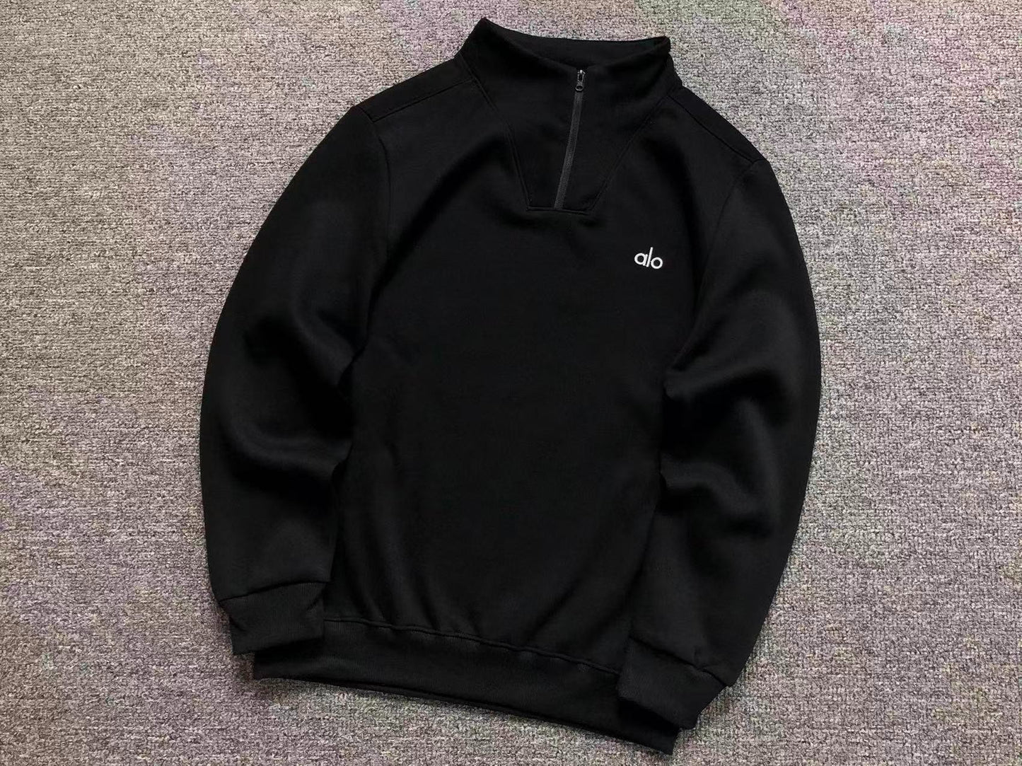 Moletom ALO half zip gola alta
