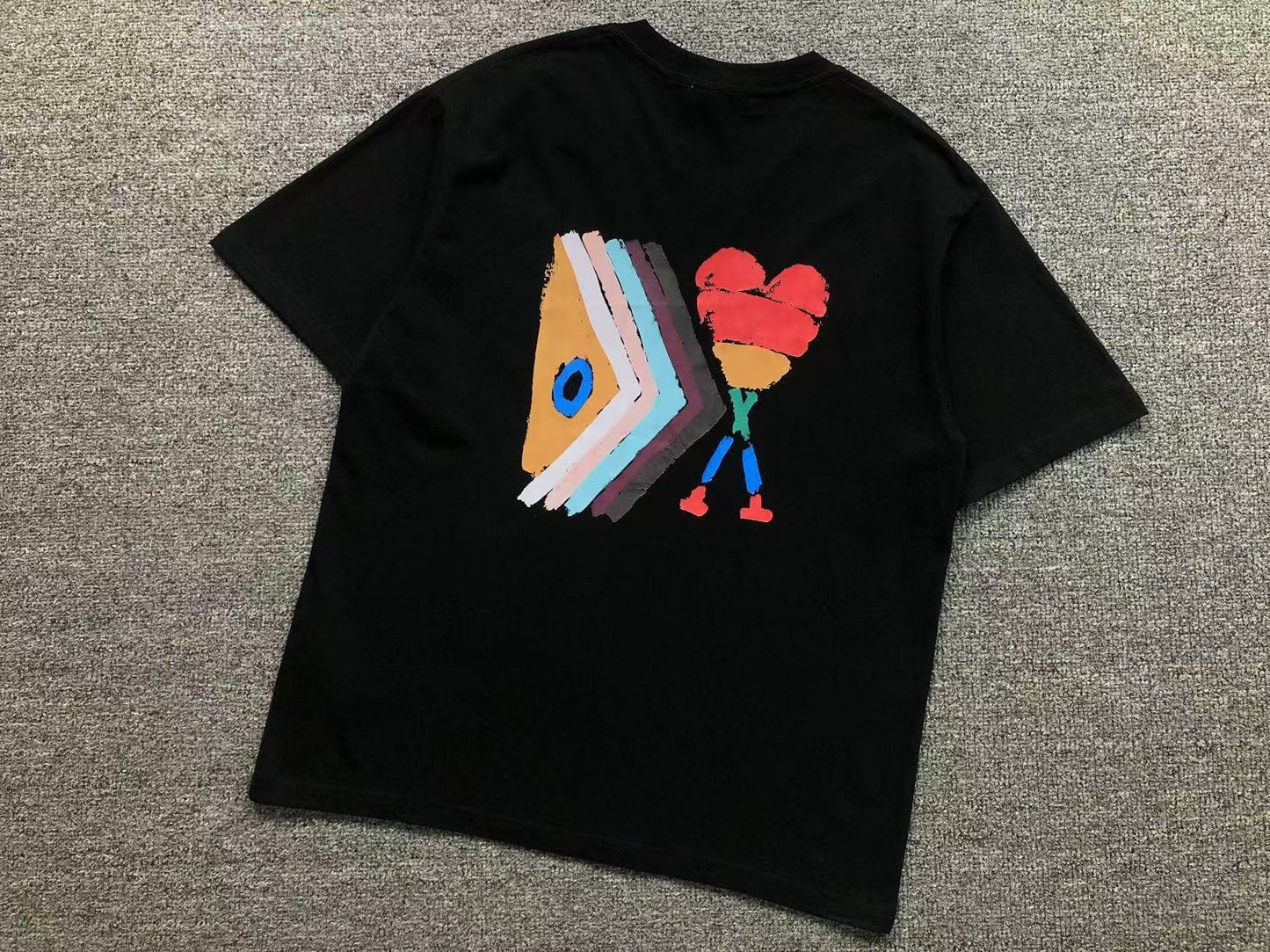 Camiseta AMI Paris Art Graphic Tee