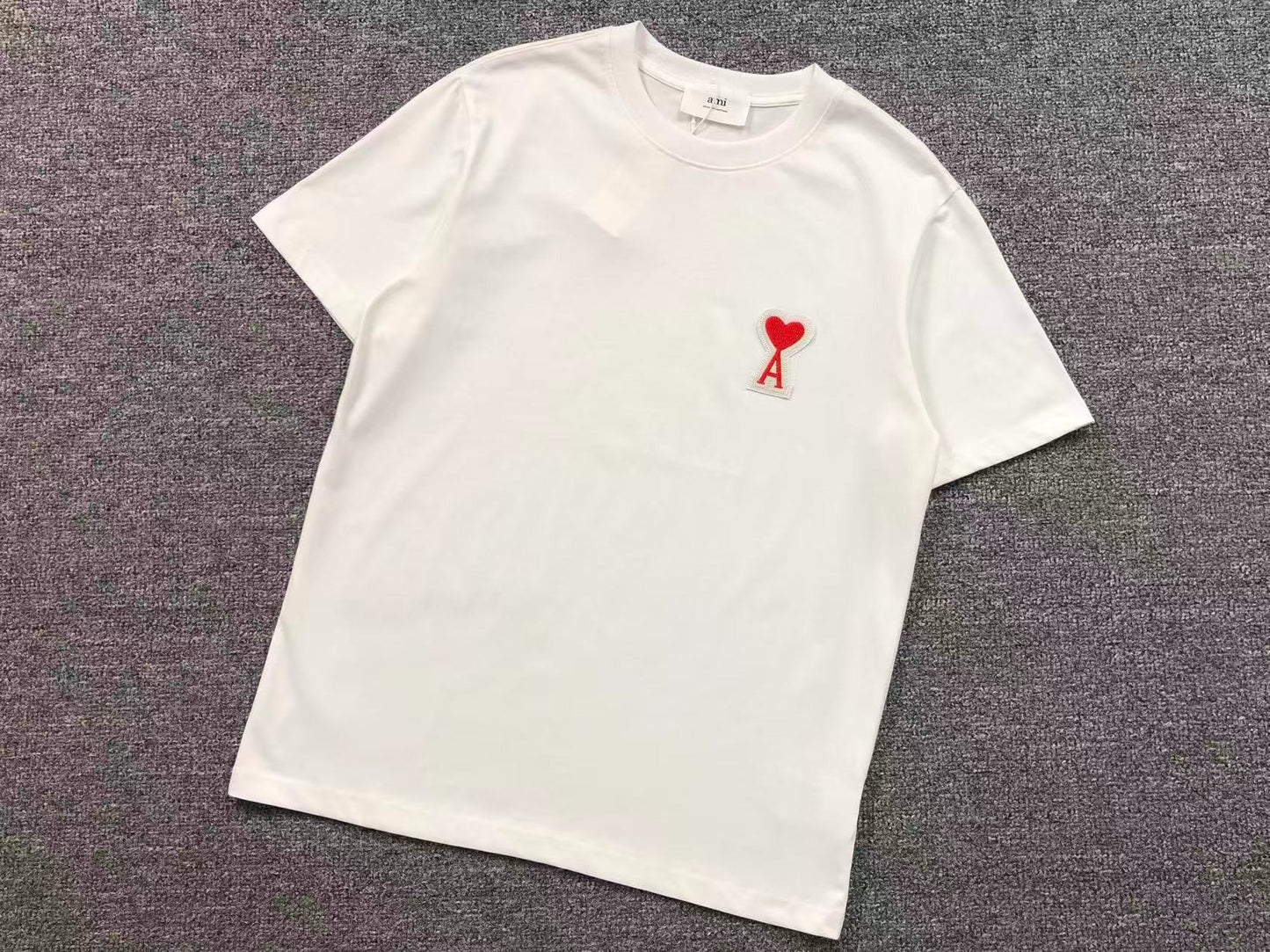 Camiseta AMI Paris Big Heart Signature