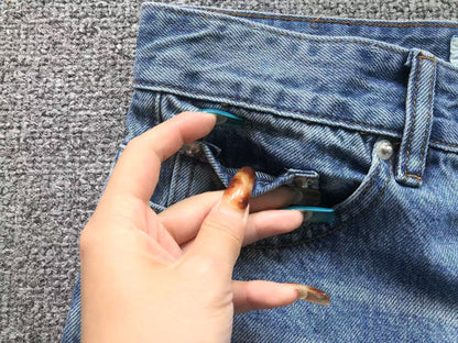 Calça Jeans AMI Paris WideLeg Lavagem