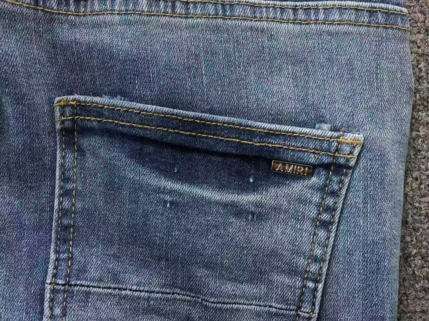 Calça AMIRI Palm Beach Ice Denim