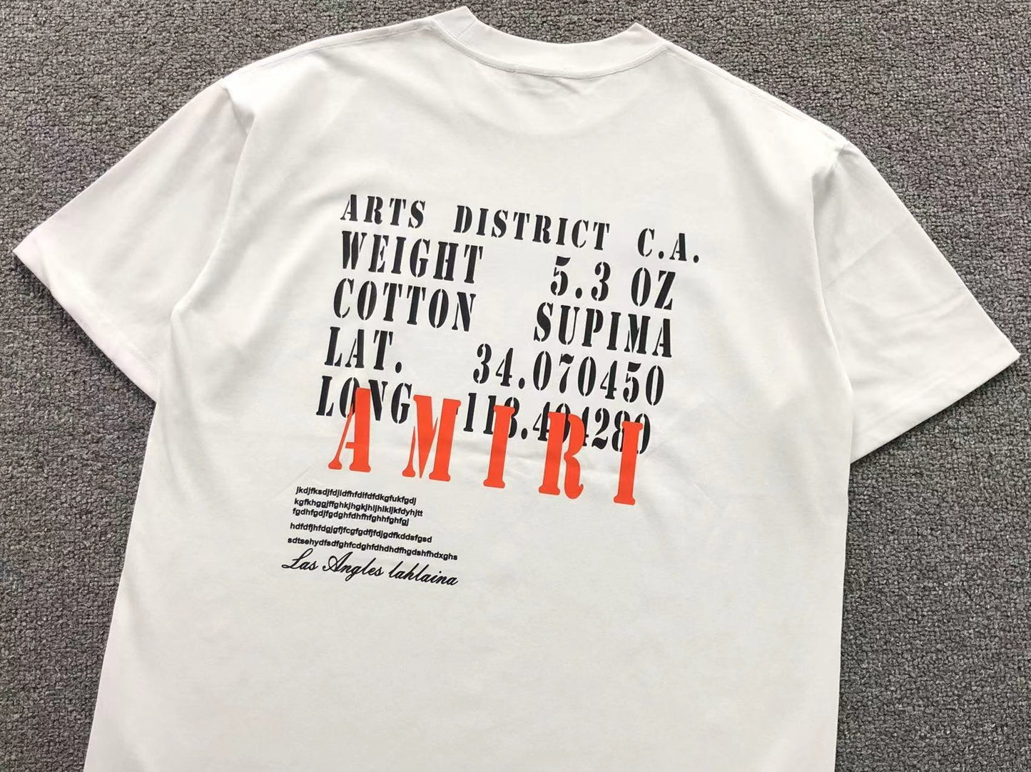 Camiseta AMIRI Arts District Label