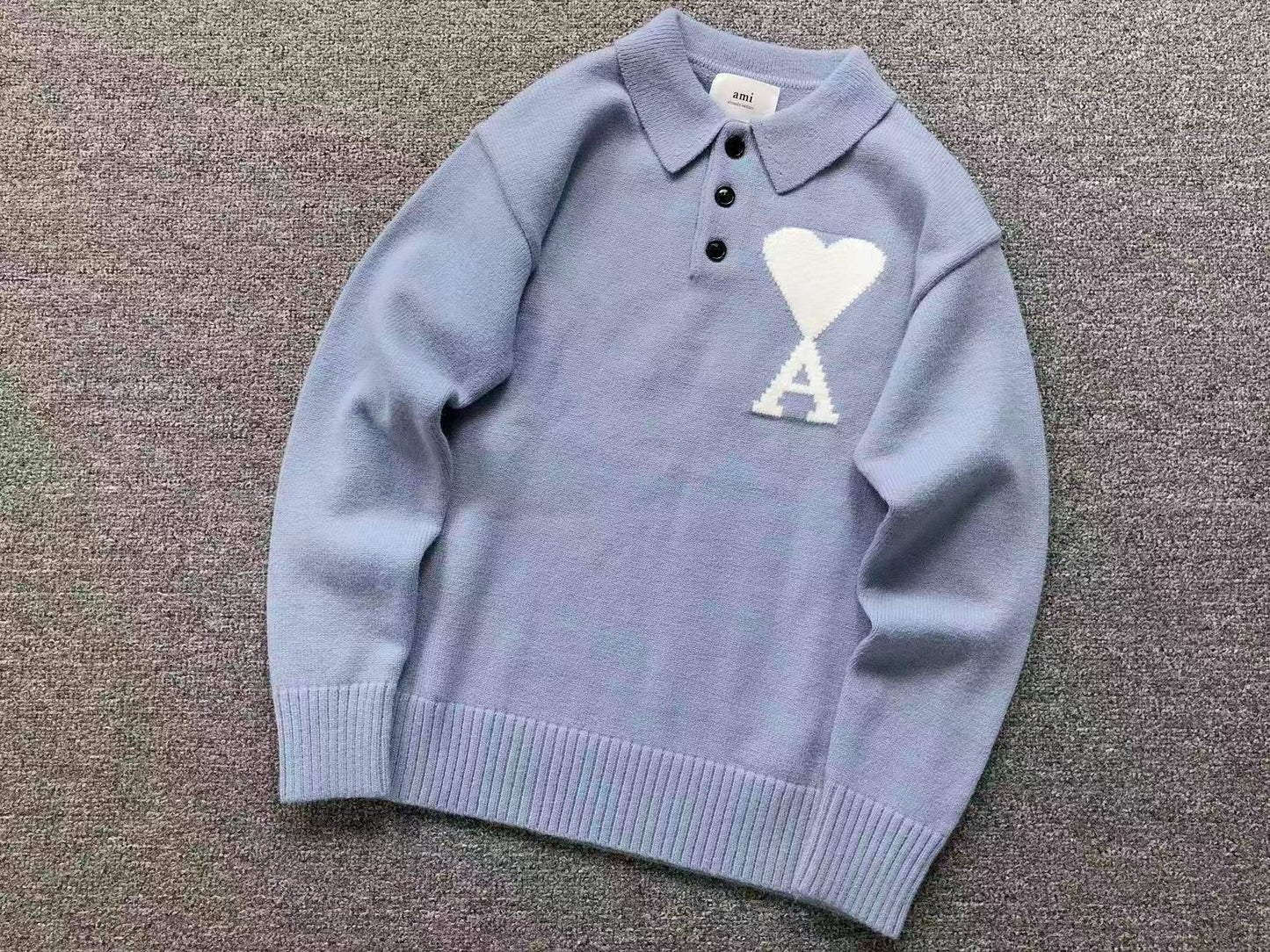 Suéter AMI Paris Polo Knit Essential