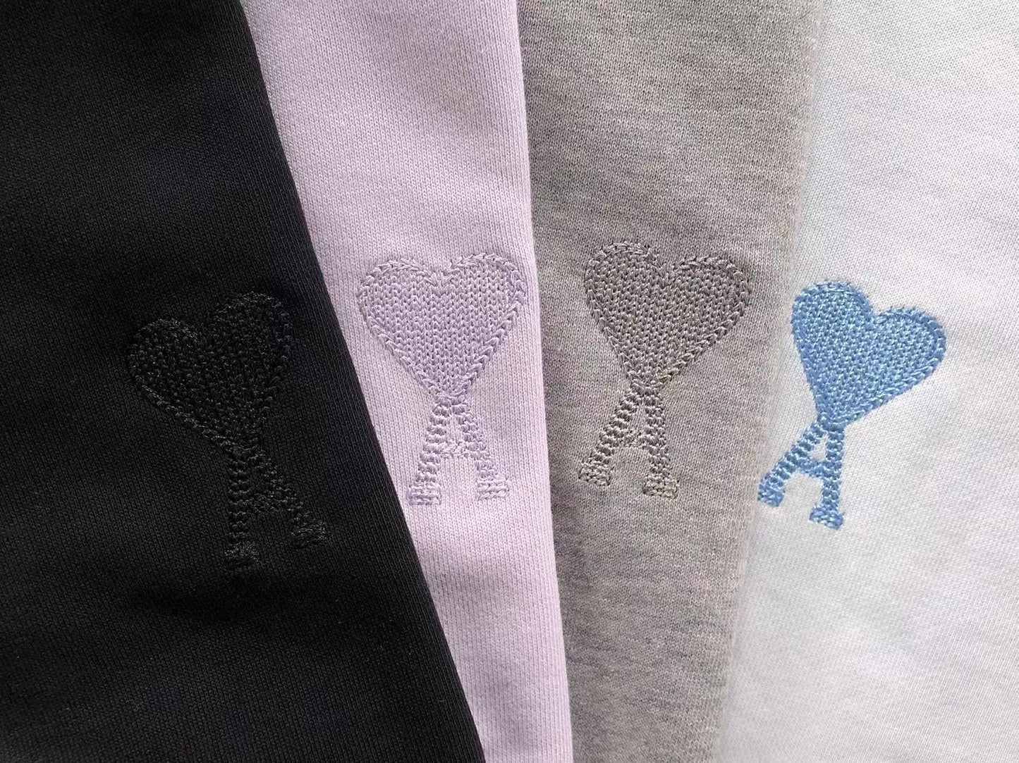 Moletom AMI Paris Ami de Cœur Contrast Zip Hoodie