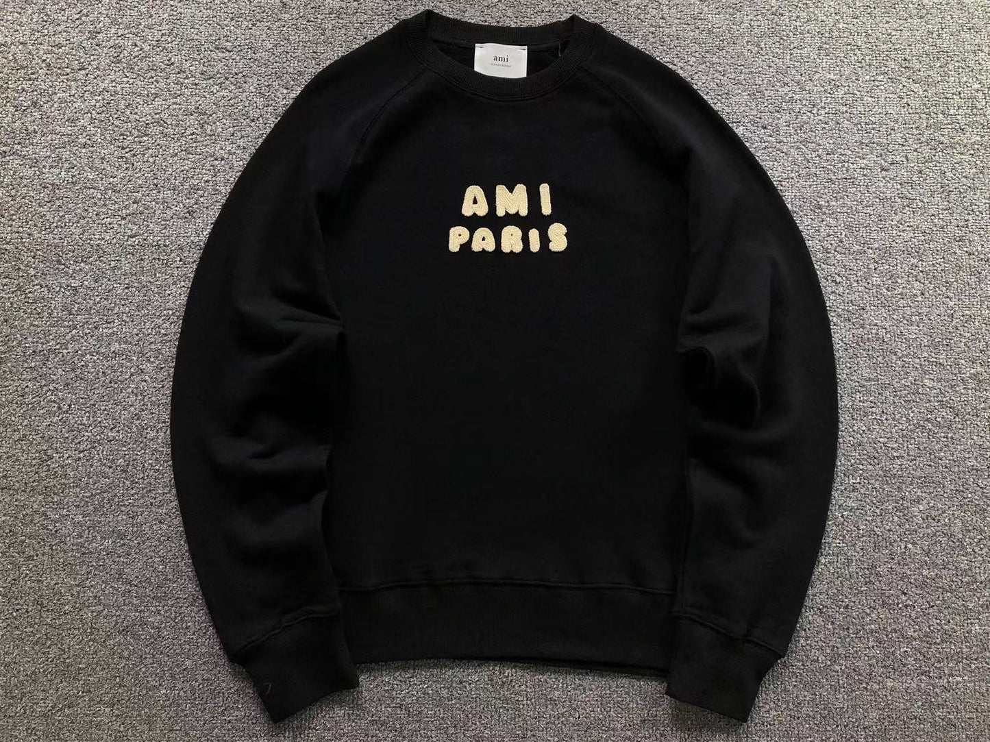 Moletom AMI Paris Bubble Logo Crewneck