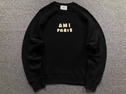 Moletom AMI Paris Bubble Logo Crewneck