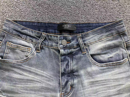 Bermuda Jeans AMIRI Distressed Monogram