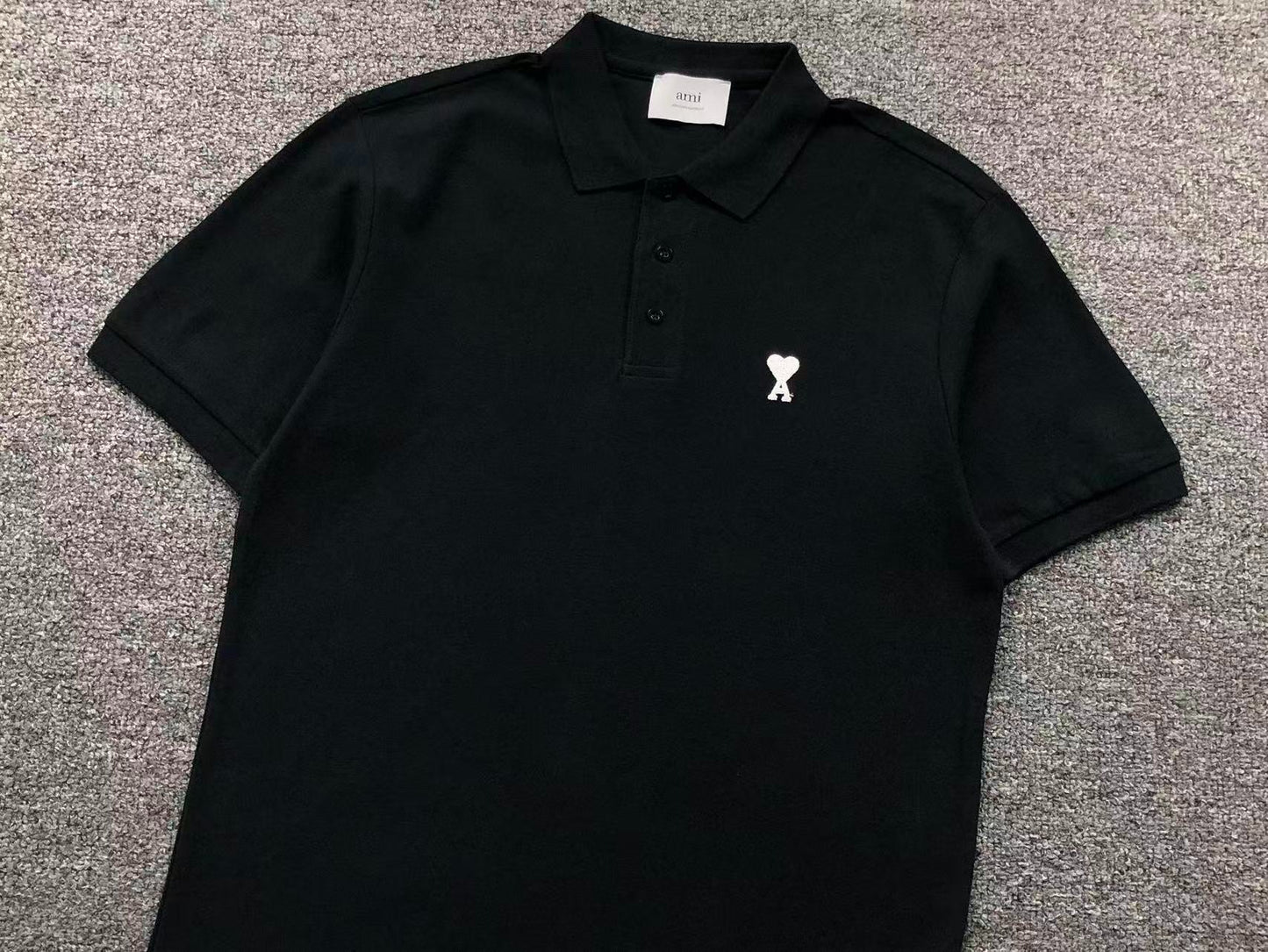 Camiseta Polo AMI Paris Essential Mini Logo