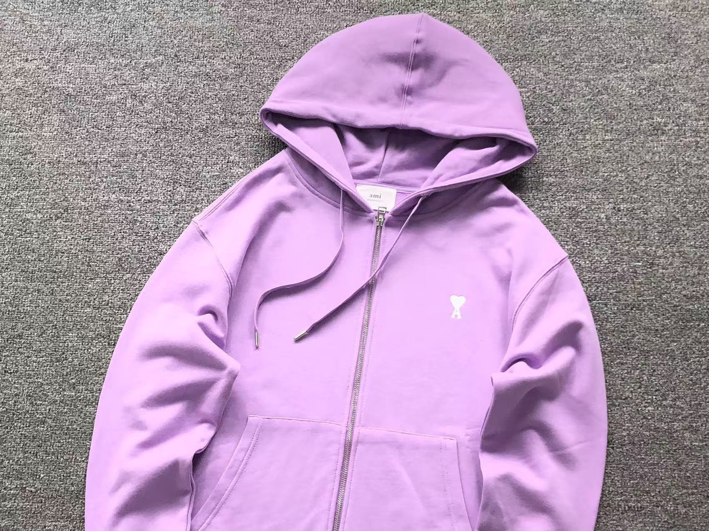 Moletom AMI Paris Ami de Cœur Zip Hoodie