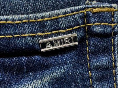 Calça AMIRI Vintage Logo Dark Denim
