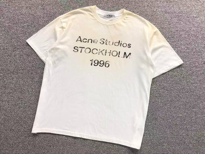 Camiseta Acne Studios Stockholm 1996 Vintage Logo