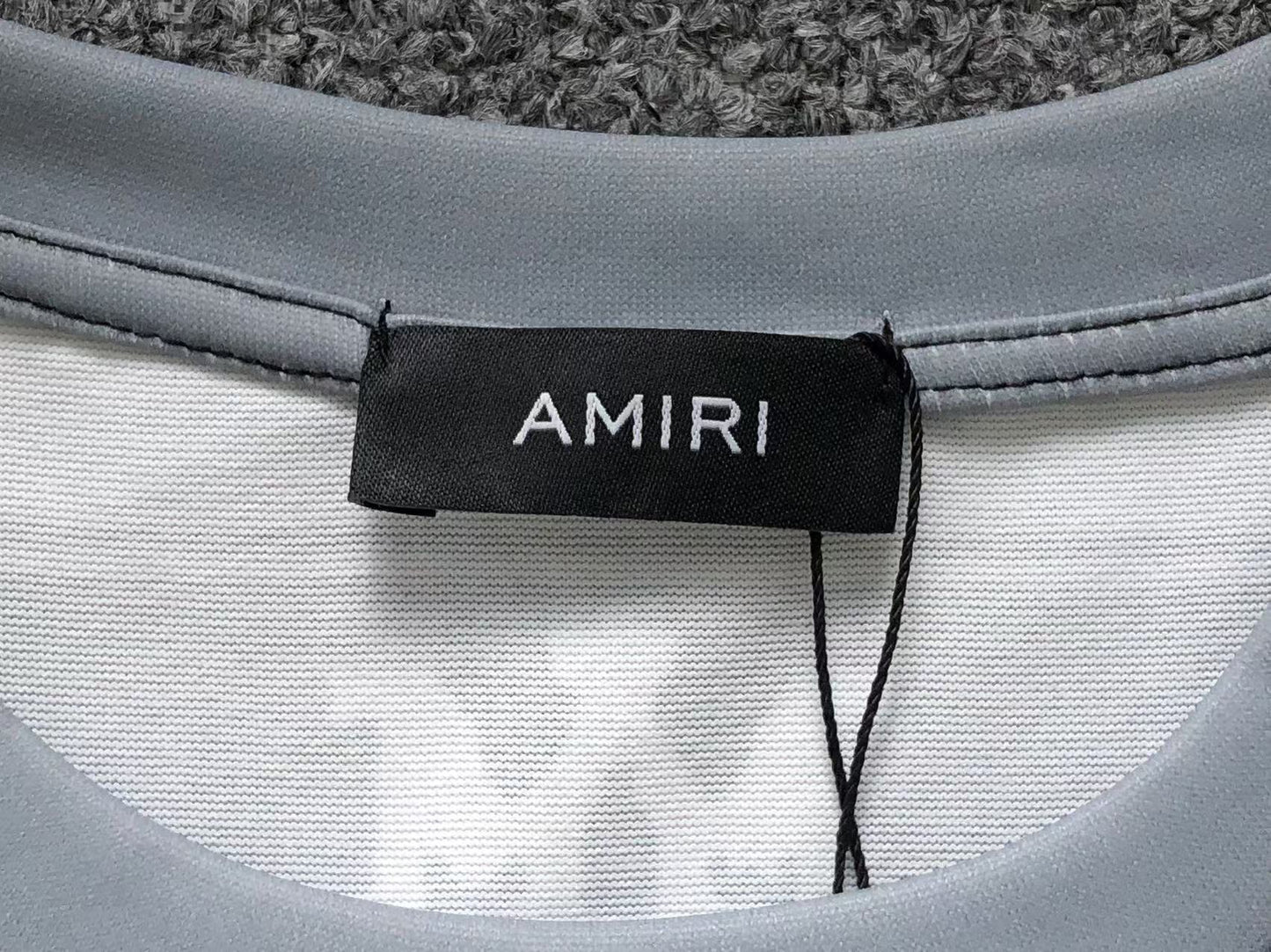 Camiseta AMIRI Monogram Stripe Pattern