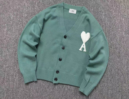 Suéter Cardigan AMI Paris