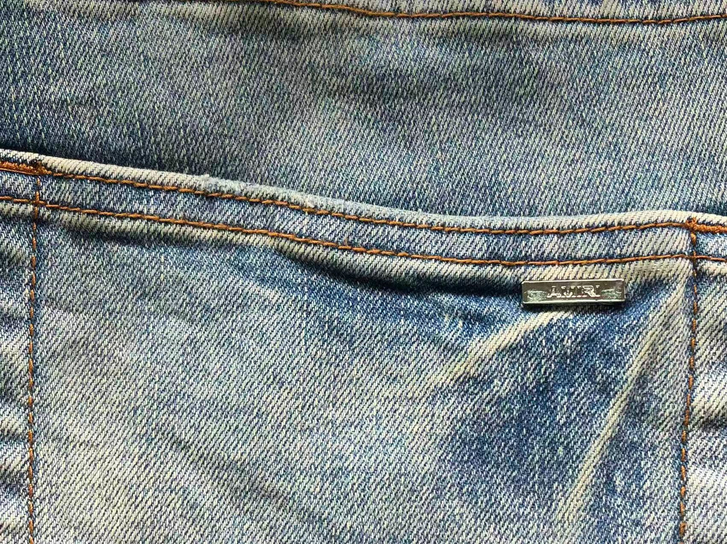Bermuda Jeans AMIRI Ice Vintage Minimal Distressed