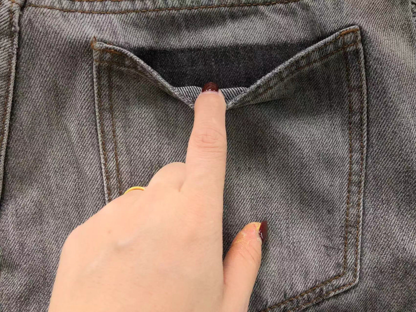 Calça Acne Studios Washed Baggy Denim