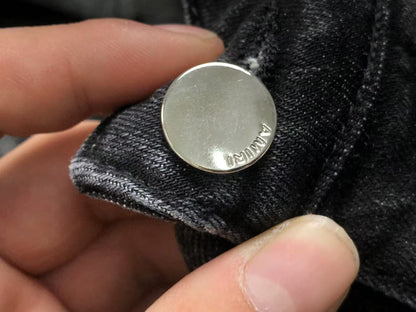Calça AMIRI Red Logo Destroyed