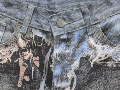 Calça Acne Studios Heavy Distressed Jeans