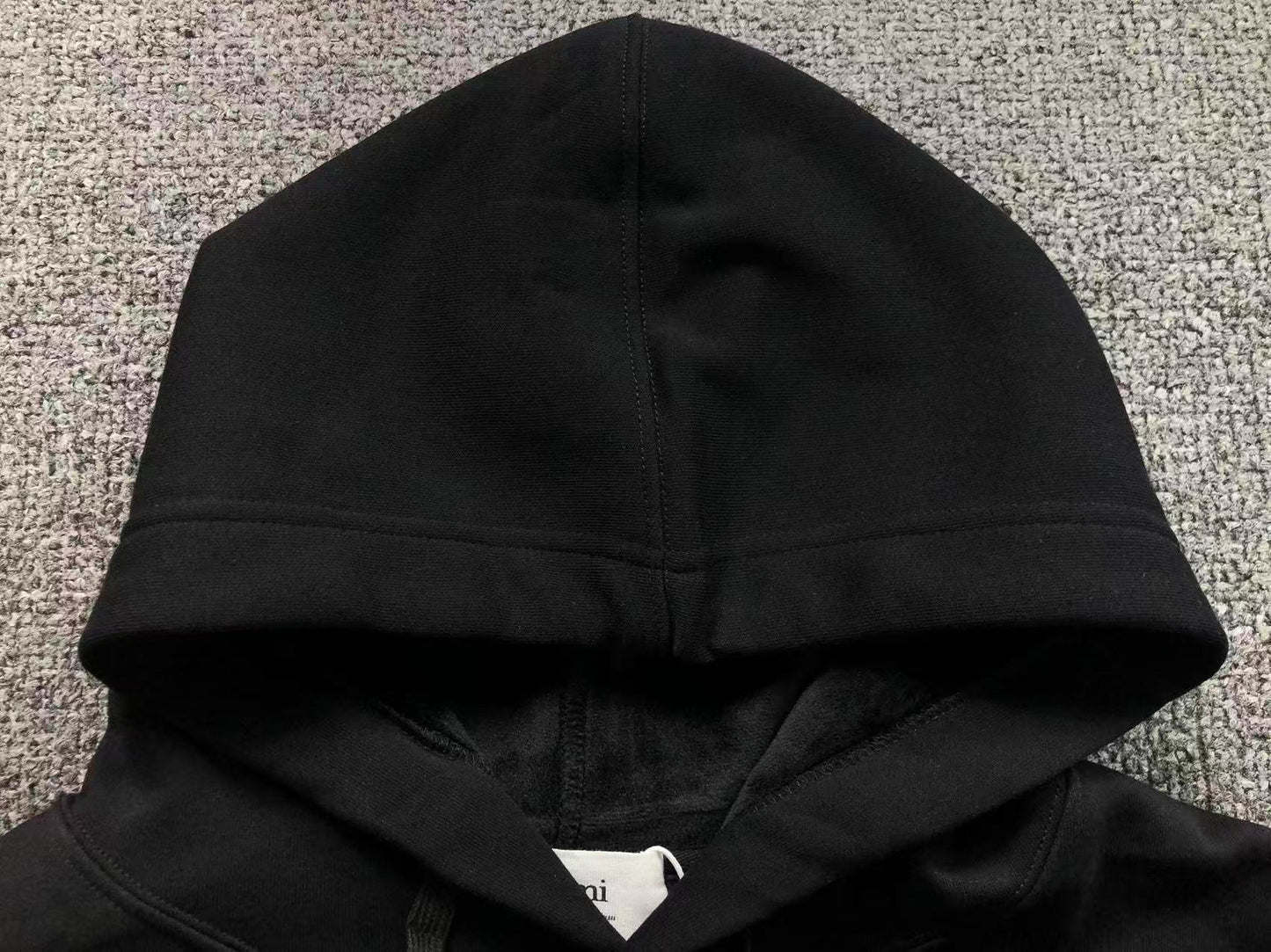 Moletom AMI Paris Ami de Cœur Script Logo Hoodie