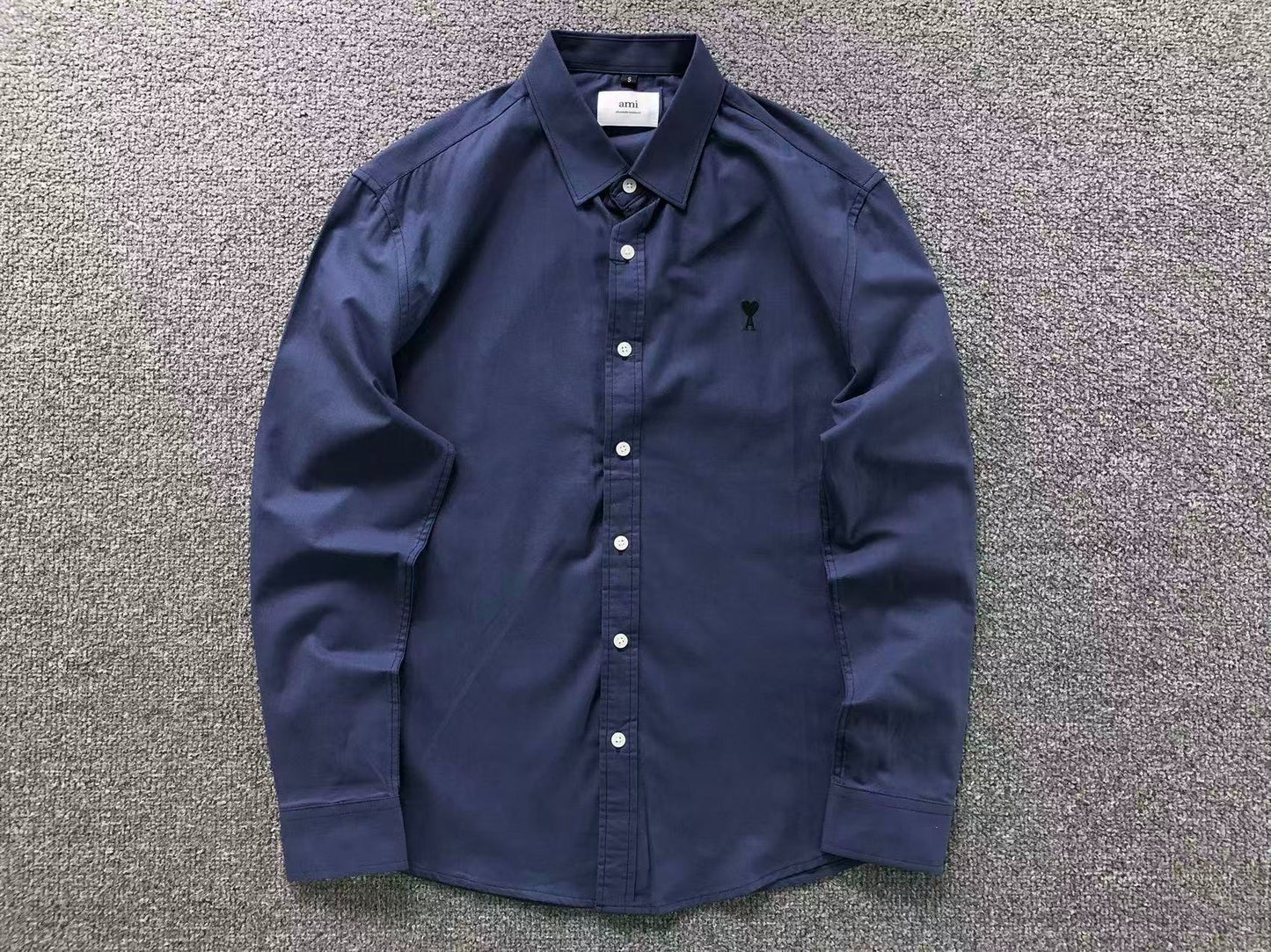 Camisa AMI Paris Heart Logo Classi