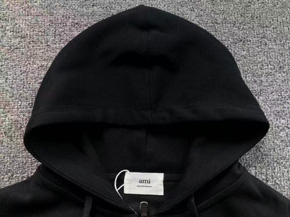 Moletom AMI Paris com Zíper Logo Coração Paris