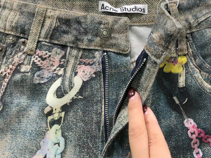 Calça Acne Studios Candy Chain Denim
