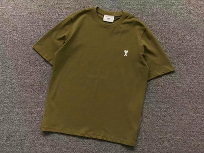 Camiseta AMI Paris Mini Heart Logo Minimal