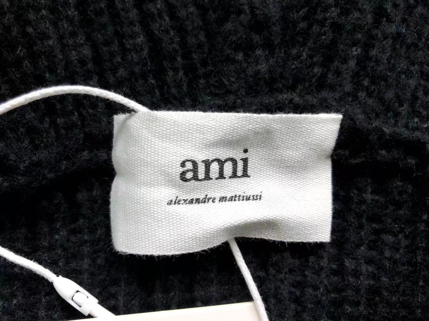 Suéter AMI Paris Knit Half-Zip Coração Minimal