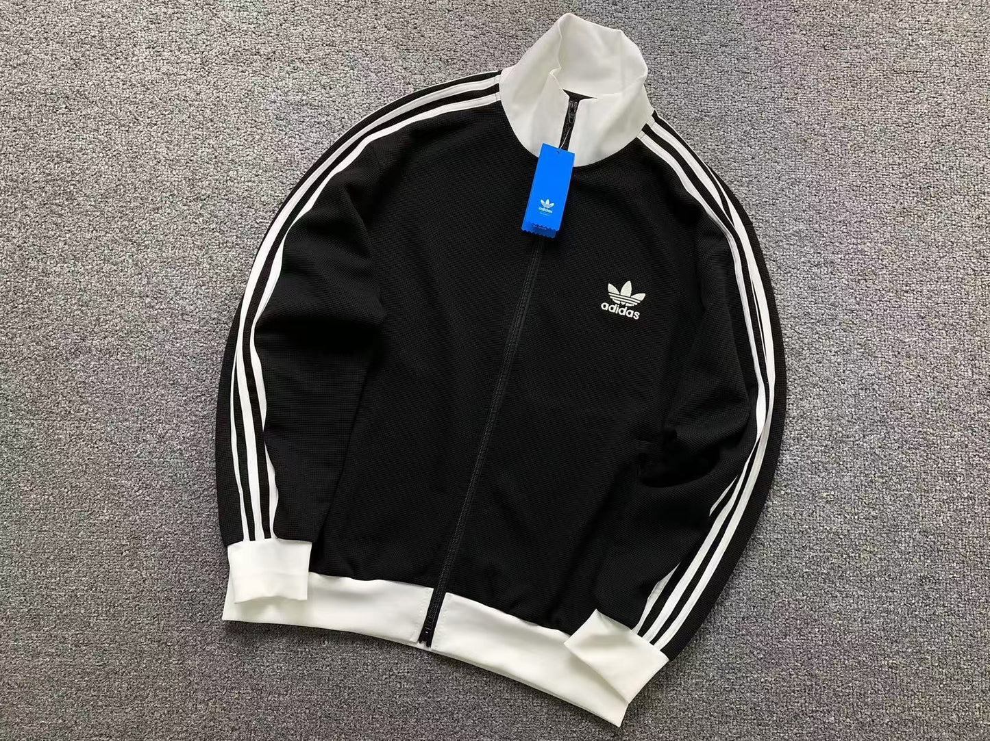 Moletom Adidas Originals Waffle Track Zip