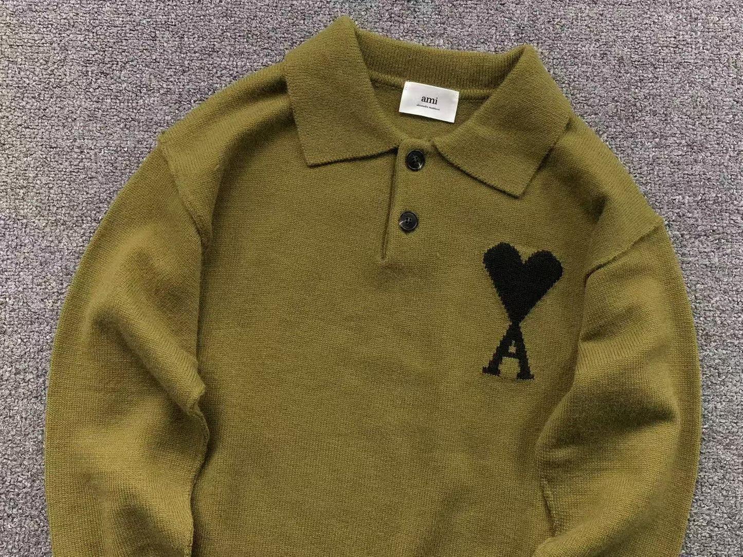 Suéter AMI Paris Polo Knit