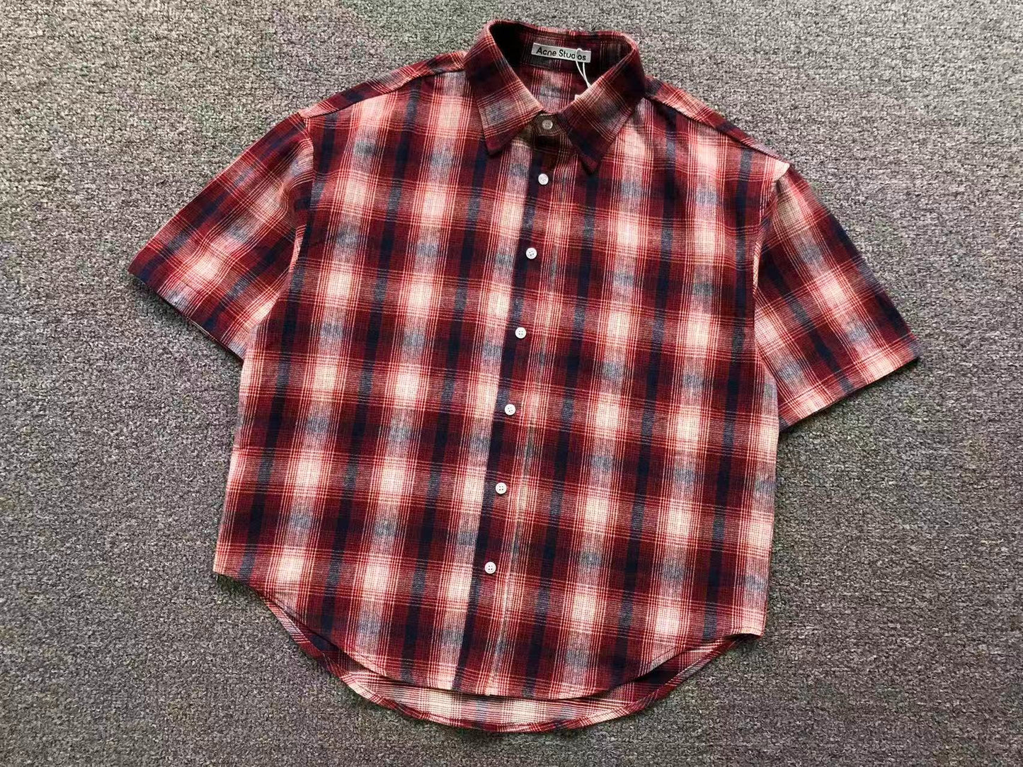 Conjunto Acne Studios Flannel Checkered set