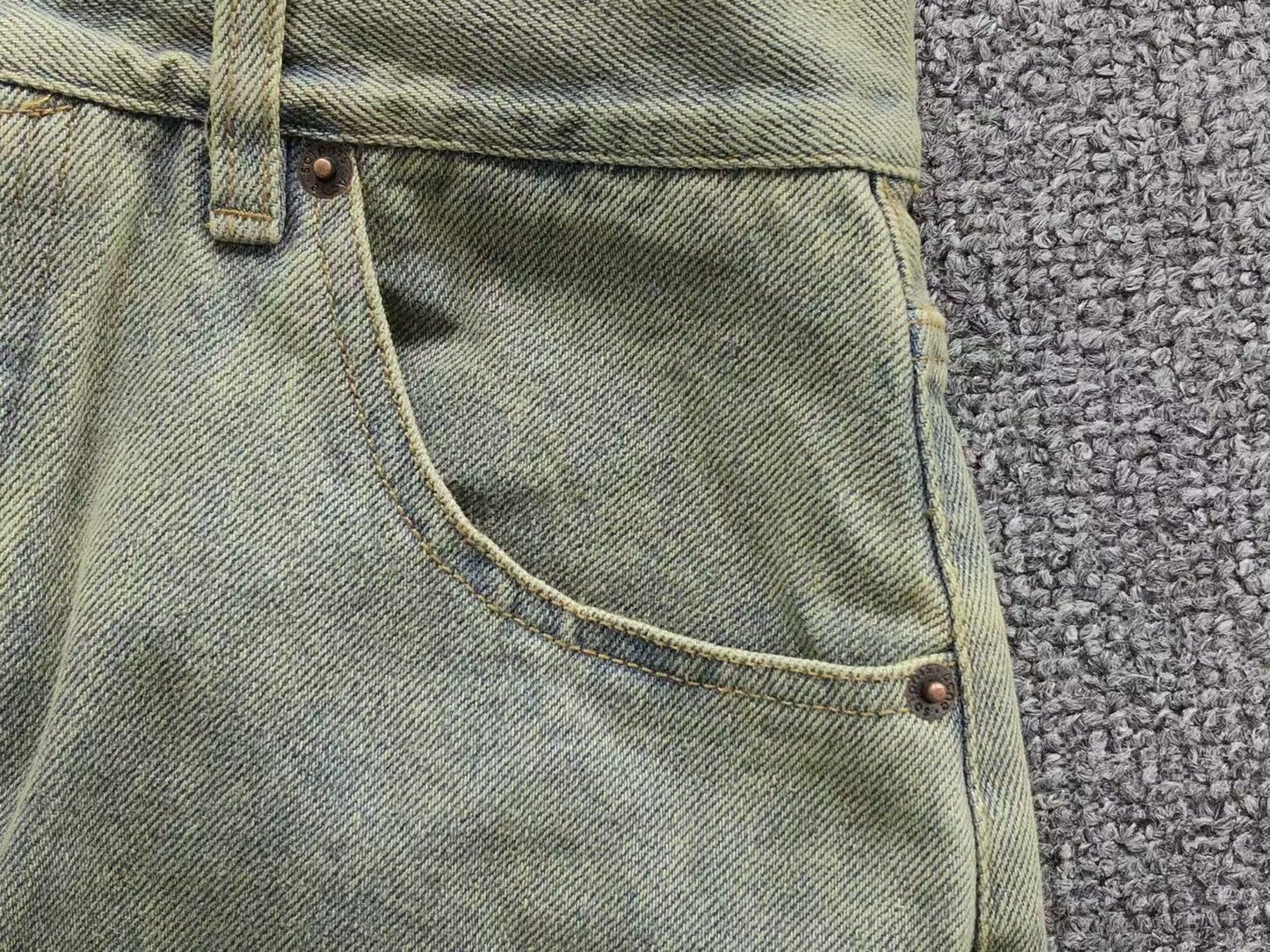 Calça Acne Studios Dirty Olive Denim