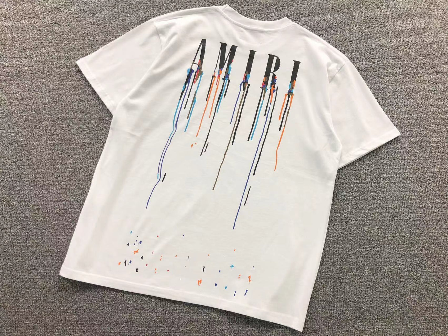 Camiseta AMIRI Drip Paint Logo