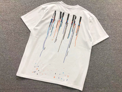 Camiseta AMIRI Drip Paint Logo