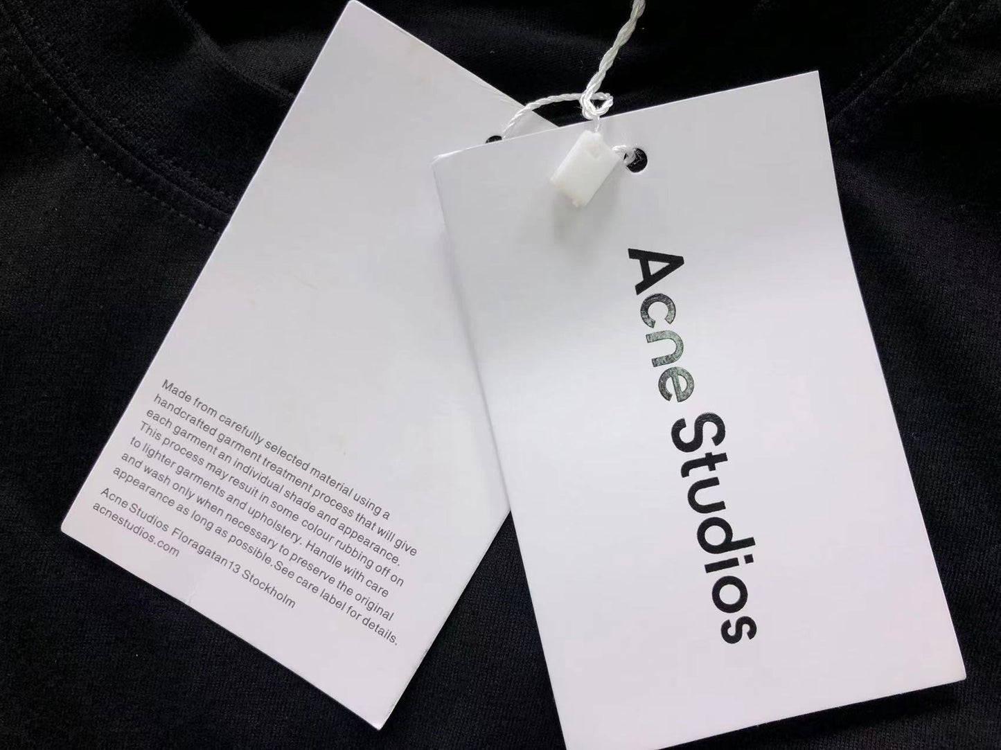 Camiseta Acne Studios Clean Badge Long Sleeve