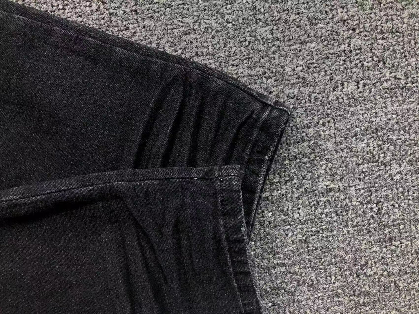 Calça AMIRI Star Logo Black Denim
