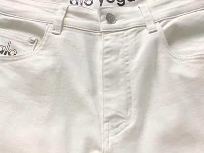 Calça ALO jeans reta branco