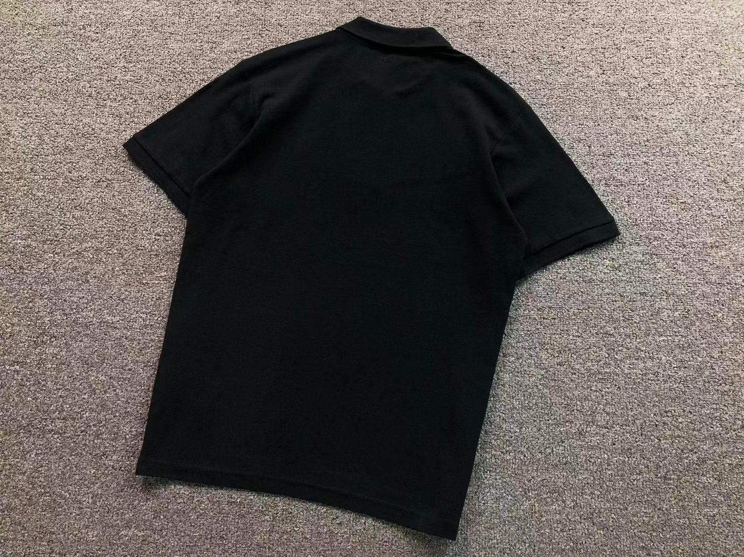 Camiseta Polo AMI Paris Logo Coração Bordado