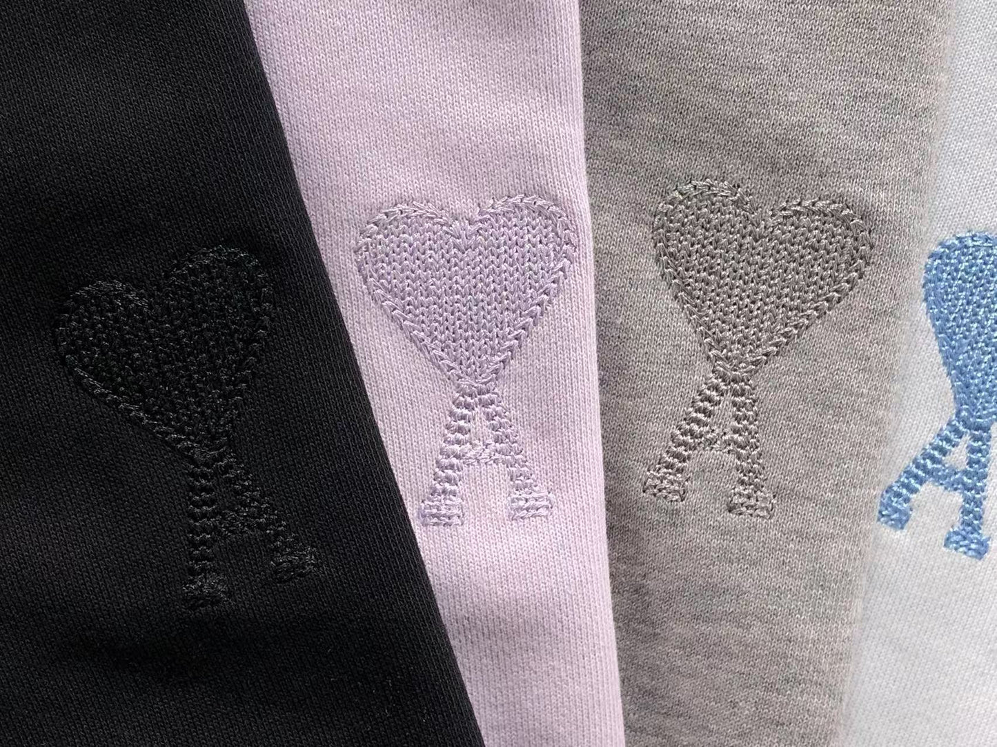 Moletom AMI Paris Ami de Cœur Contrast Zip Hoodie