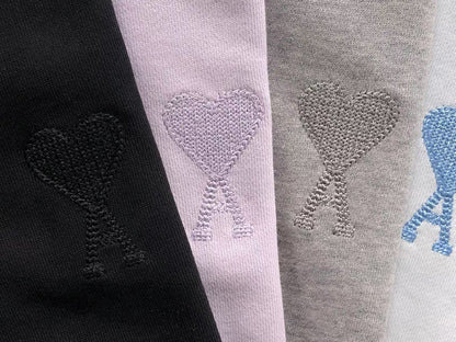 Moletom AMI Paris Ami de Cœur Contrast Zip Hoodie