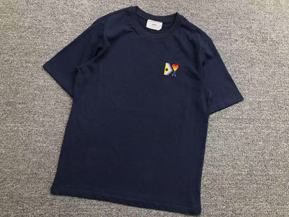 Camiseta AMI Paris Multicolor Heart Edition